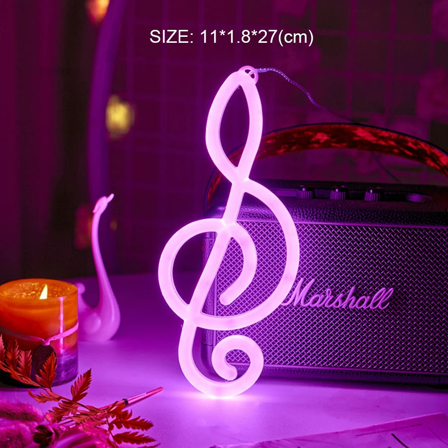 Double-Sided LED Neon Letter Light — Proposal & Room Decor Sign