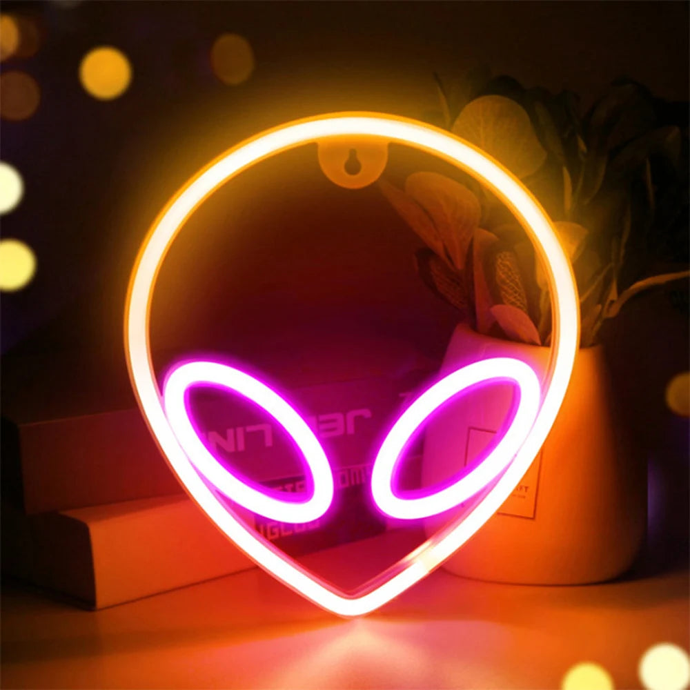 LED Neon Wall Sign — Heart, Gaming, Bar & Bedroom Decor