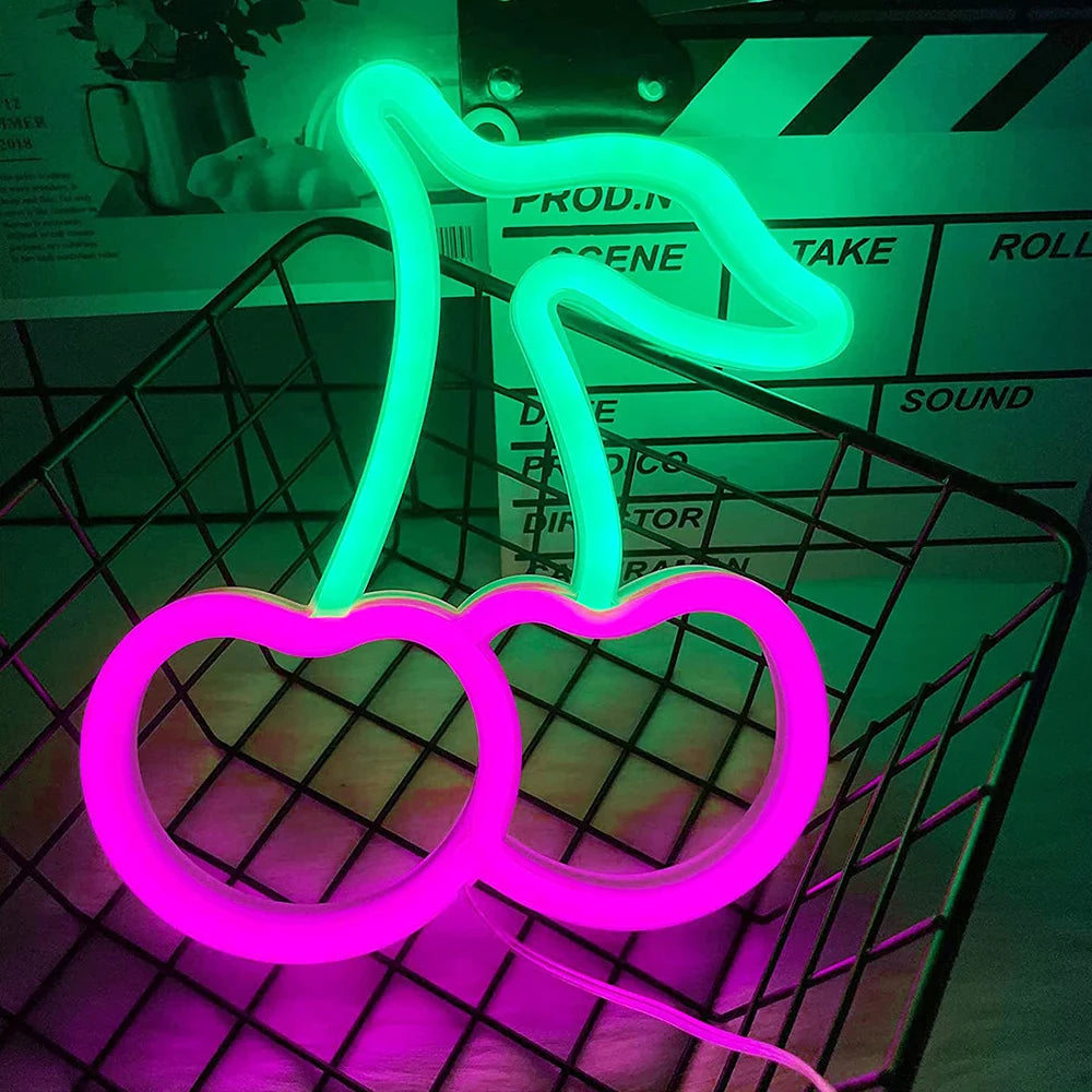 LED Neon Wall Sign — Heart, Gaming, Bar & Bedroom Decor