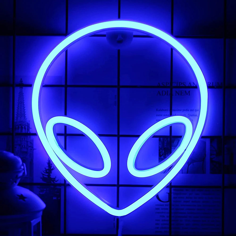 LED Neon Wall Sign — Heart, Gaming, Bar & Bedroom Decor