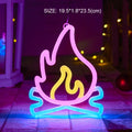 Double-Sided LED Neon Letter Light — Proposal & Room Decor Sign
