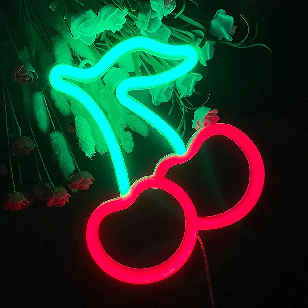 LED Neon Wall Sign — Heart, Gaming, Bar & Bedroom Decor