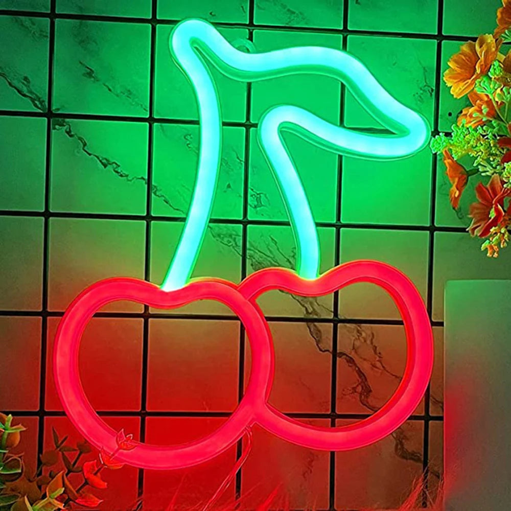 LED Neon Wall Sign — Heart, Gaming, Bar & Bedroom Decor