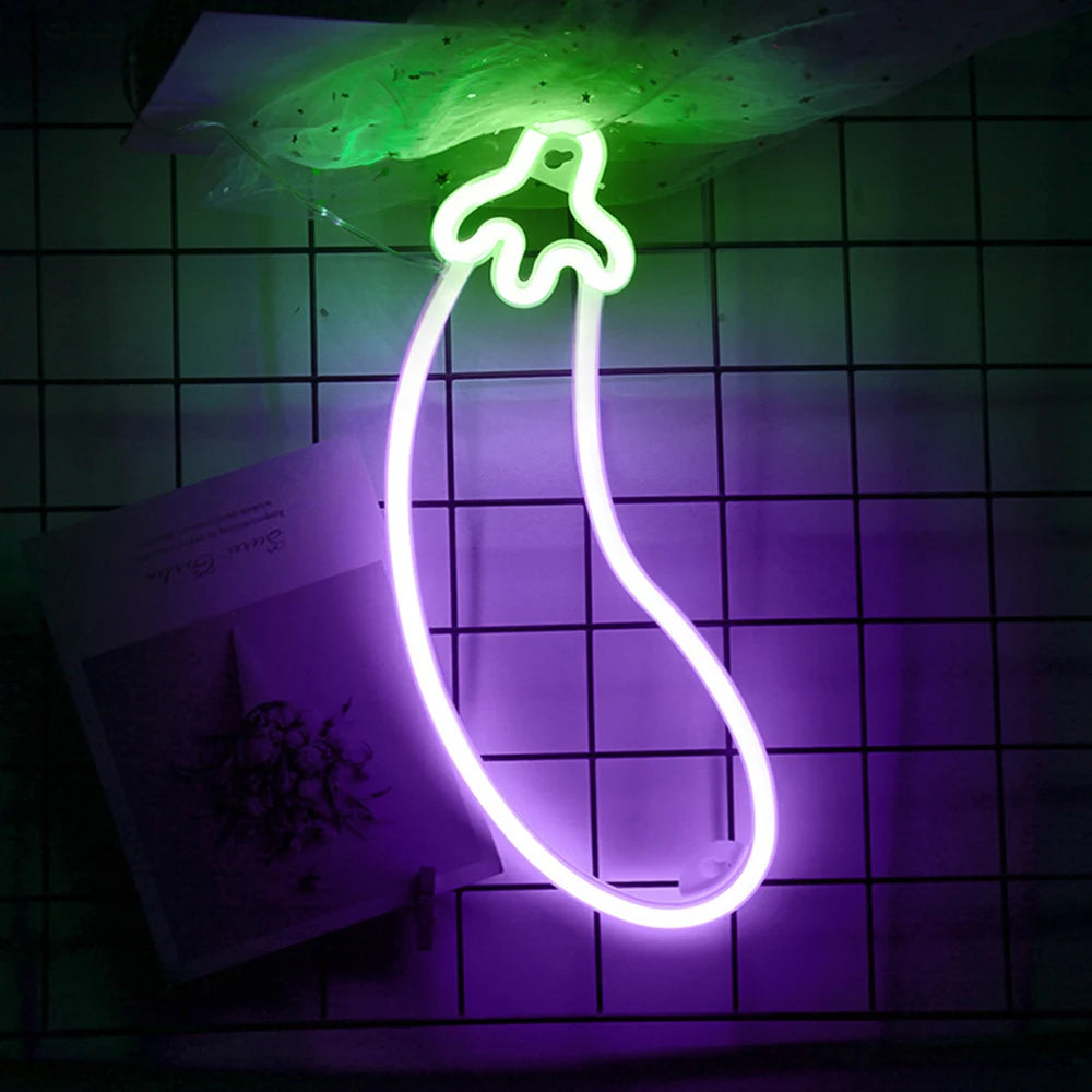 LED Neon Wall Sign — Heart, Gaming, Bar & Bedroom Decor