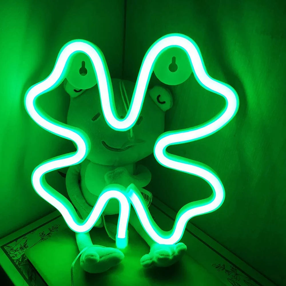 LED Neon Wall Sign — Heart, Gaming, Bar & Bedroom Decor