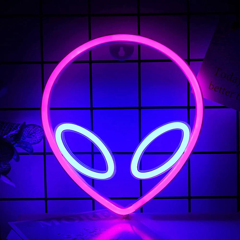 LED Neon Wall Sign — Heart, Gaming, Bar & Bedroom Decor