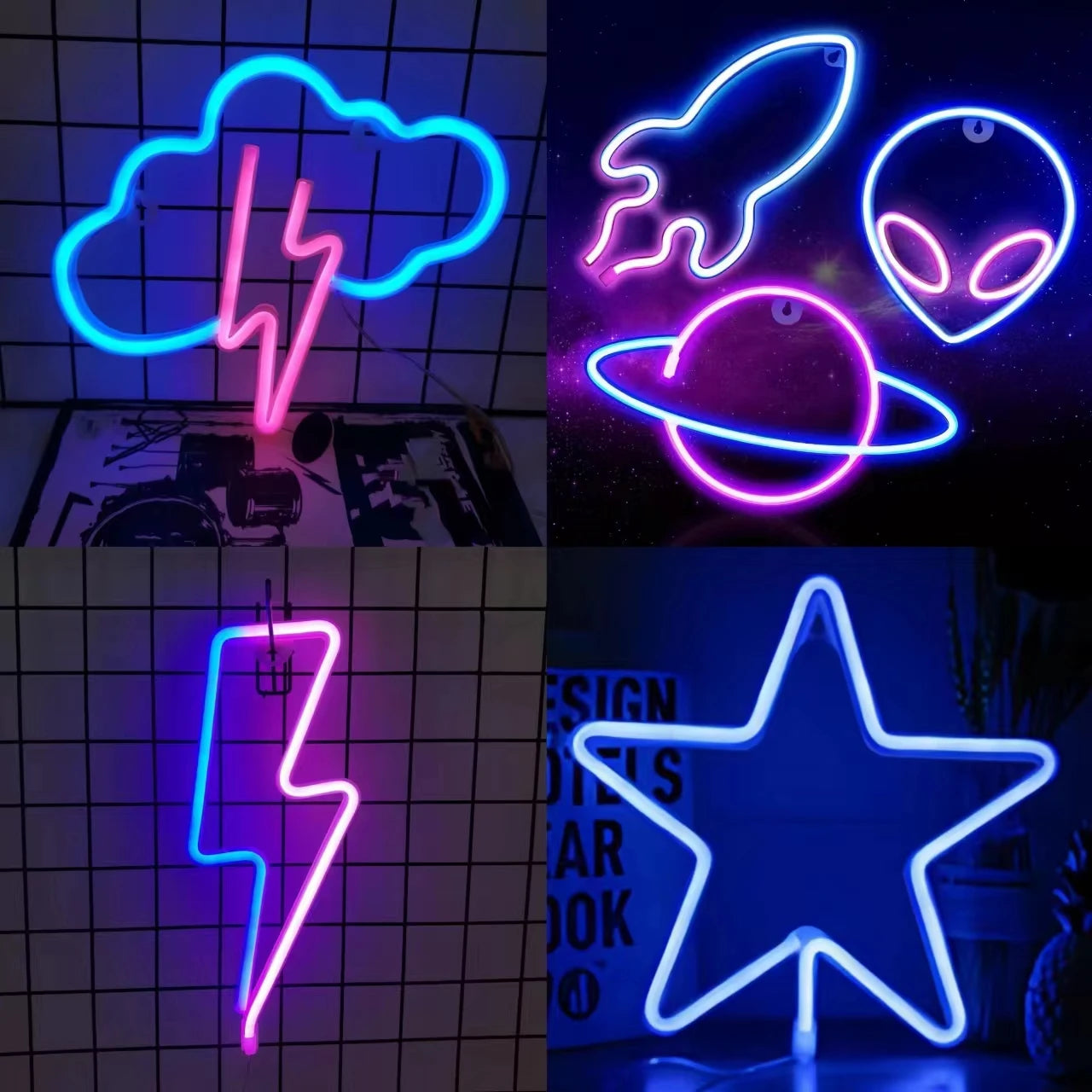 Cool Neon Light — USB & Battery Powered Gaming Room Decor