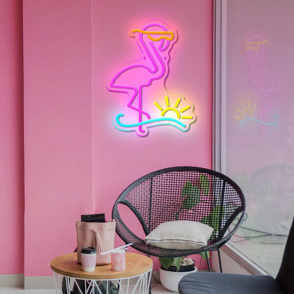 LED Neon Wall Sign — Heart, Gaming, Bar & Bedroom Decor