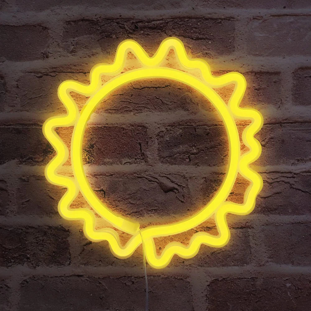 LED Neon Wall Sign — Heart, Gaming, Bar & Bedroom Decor