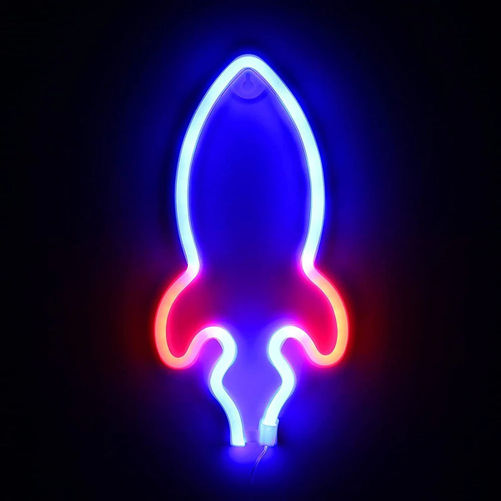 LED Neon Wall Sign — Heart, Gaming, Bar & Bedroom Decor