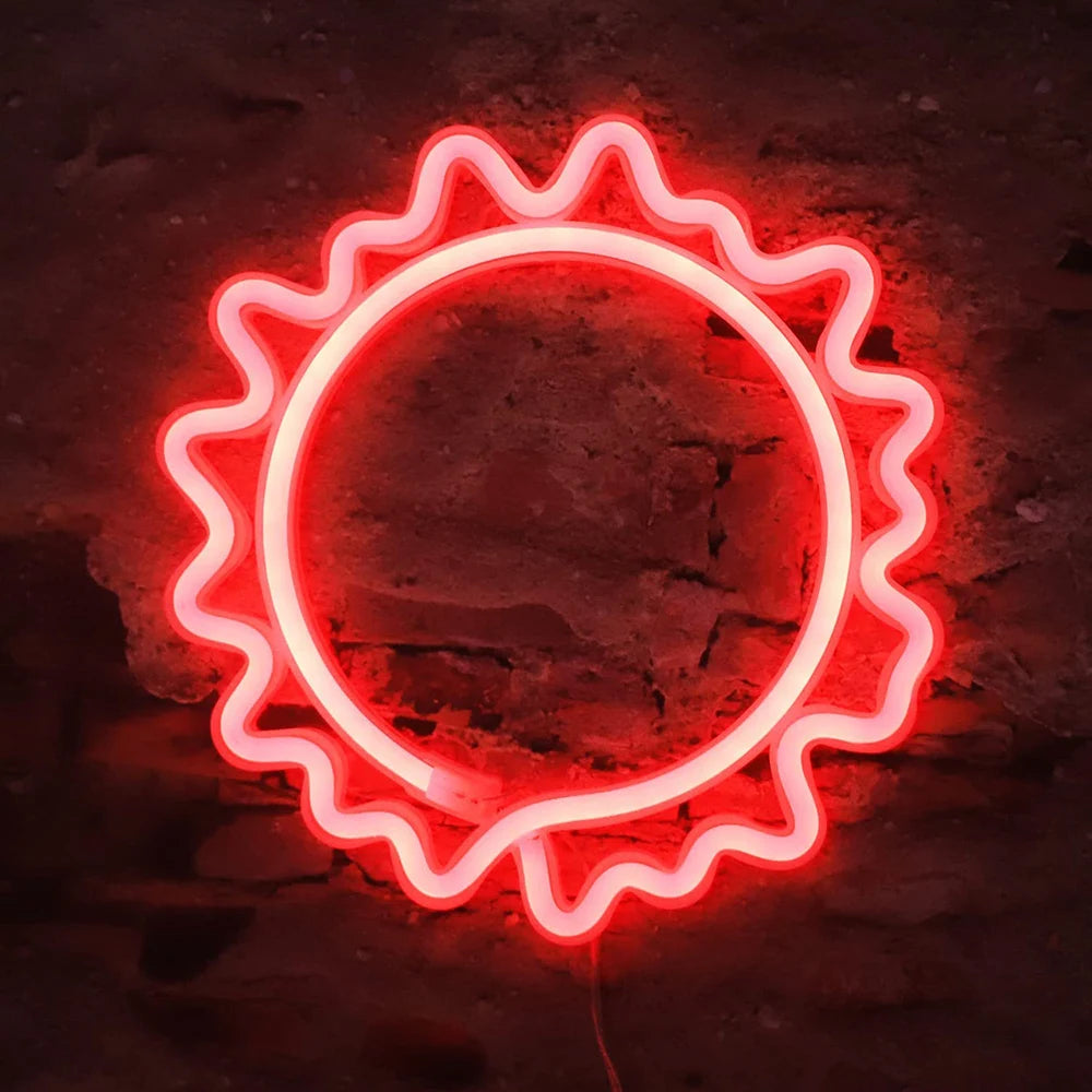 LED Neon Wall Sign — Heart, Gaming, Bar & Bedroom Decor